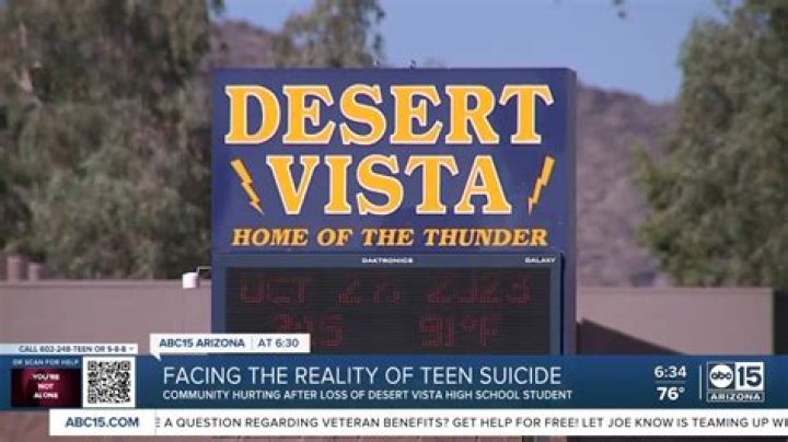 A Student At Desert Vista