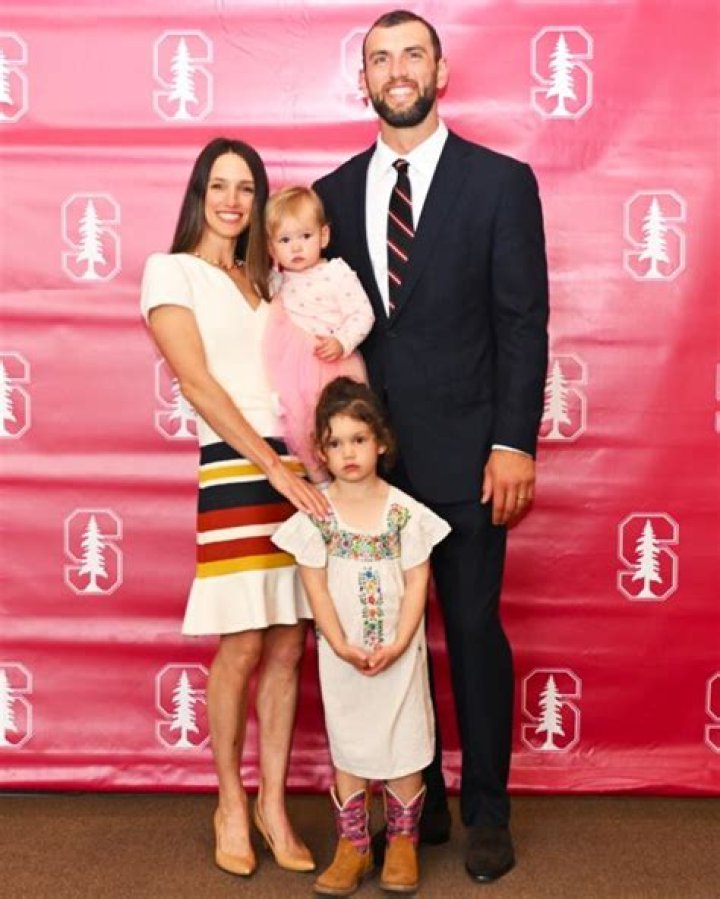 Andrew Luck's Children Meet Baby Lucy