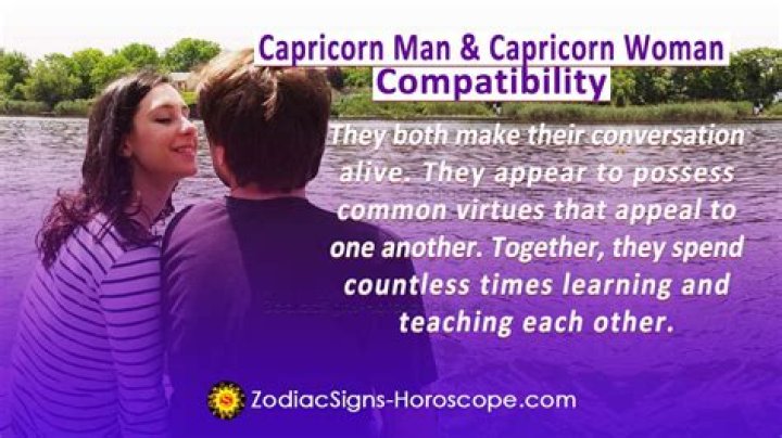 Capricorn Man Capricorn Woman Compatibility ·