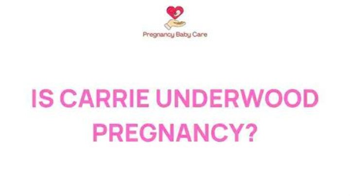 Carrie Underwood's Pregnancy: Unraveling The Truths