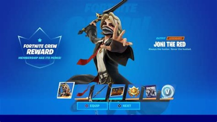 Fortnite: How to get Joni The Red Crewpack?