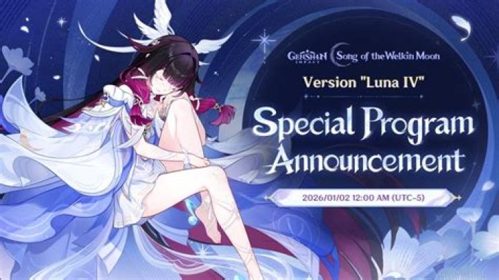 Genshin Impact announces 3.4 updates livestream date for Twitch and YouTube