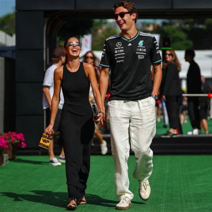George Russell Gay Rumors Debunked Is He Engaged To Girlfriend Carmen Montero? |
