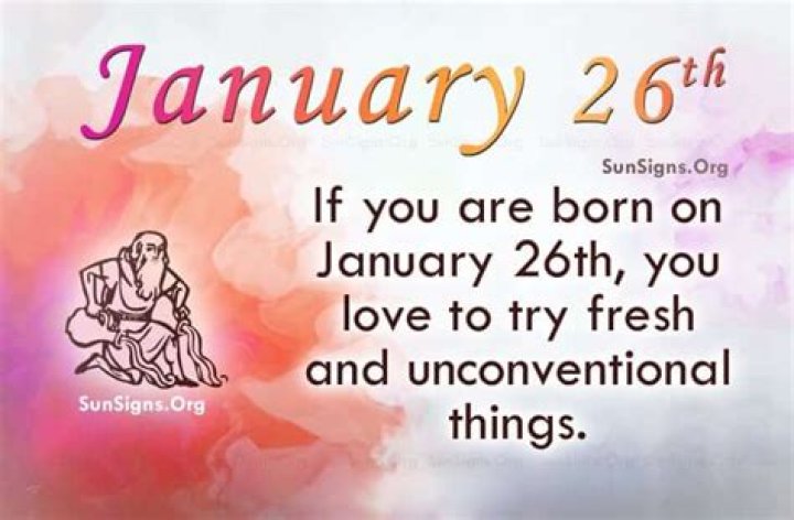 January 26 Famous Birthdays - SunSigns.Org ·