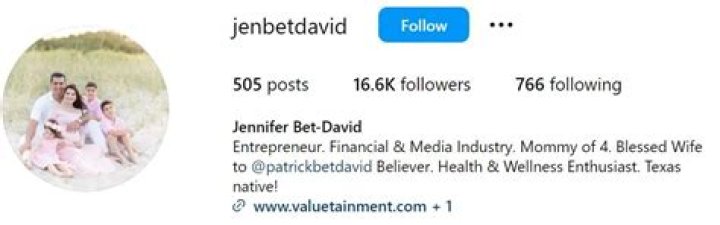 Jennifer Bet David: Age, Bio, Height Revealed