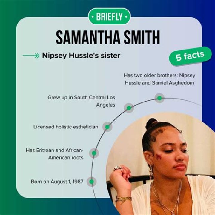 Nipsey Hussles Sister Samantha Smith Wiki, Bio, Age, Husband, Kids, Net Worth, Height, Parents, F ·