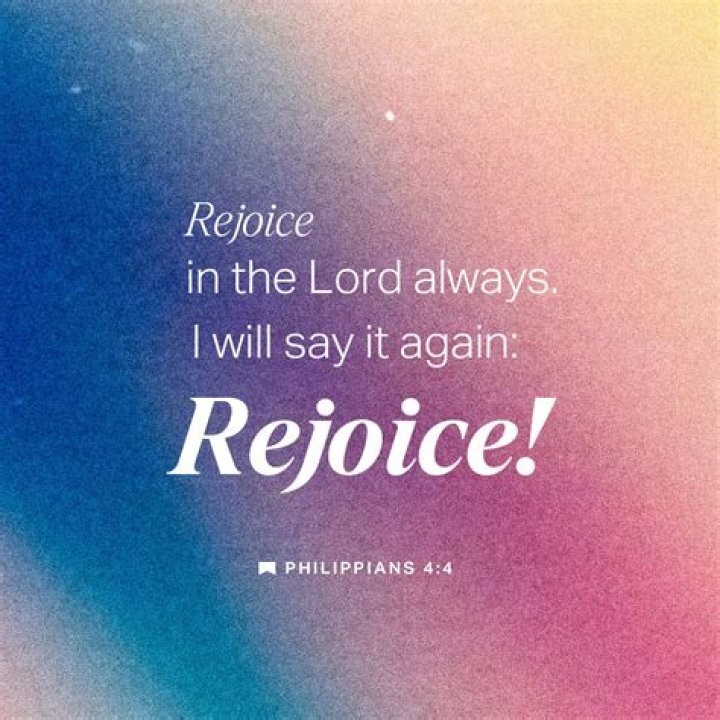 Rejoice And Be Cheerful ·