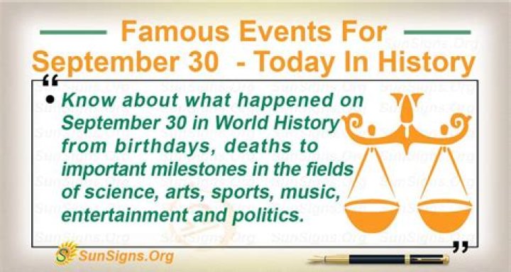 September 30 Famous Birthdays - SunSigns.Org ·