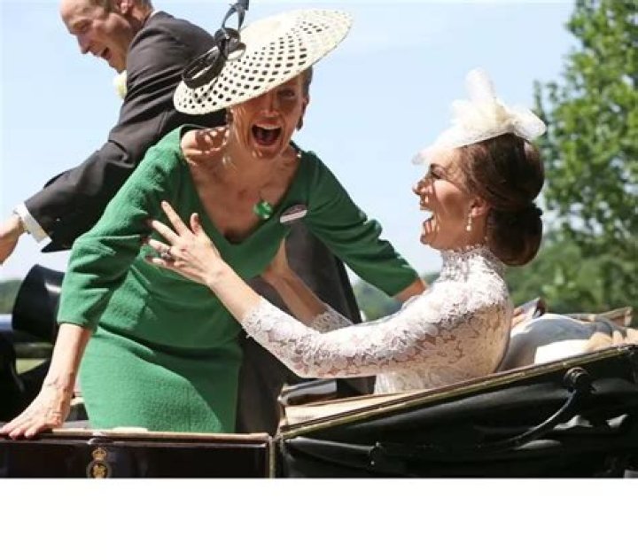 The hilarious moment Kate Middleton caught Sophie Wessex as she tripped in her carriage