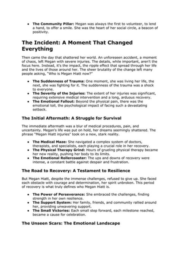 Unraveling The Megan Rose Hiatt Crime Scene: Discoveries And Insights