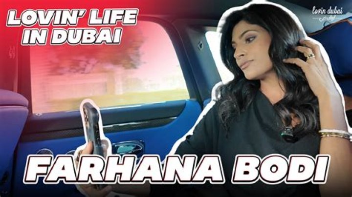 Unveiling The Truth Behind Farhana Bodi's Private Life