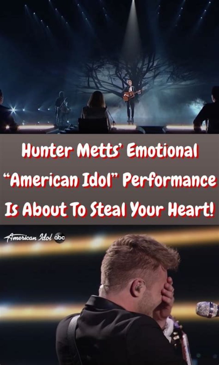 What happened to Hunter Metts? 'American Idol' singer tears up on stage, fans say 'it's OK to be ner